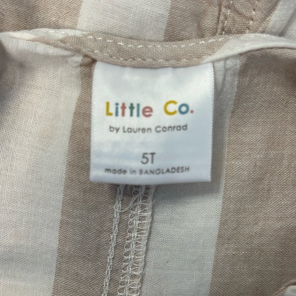 Little Co by Lauren Conrad linen ruffles romper - Picture 4 of 5